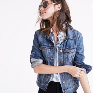 Small NWT Madewell Jean Jacket Pinter Wash